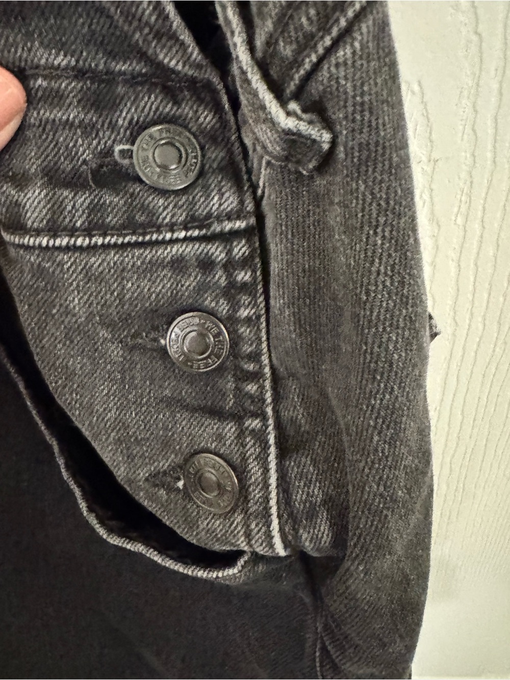 Free People We The Free black denim shortalls in size Small 🖤 - Picture 7 of 8